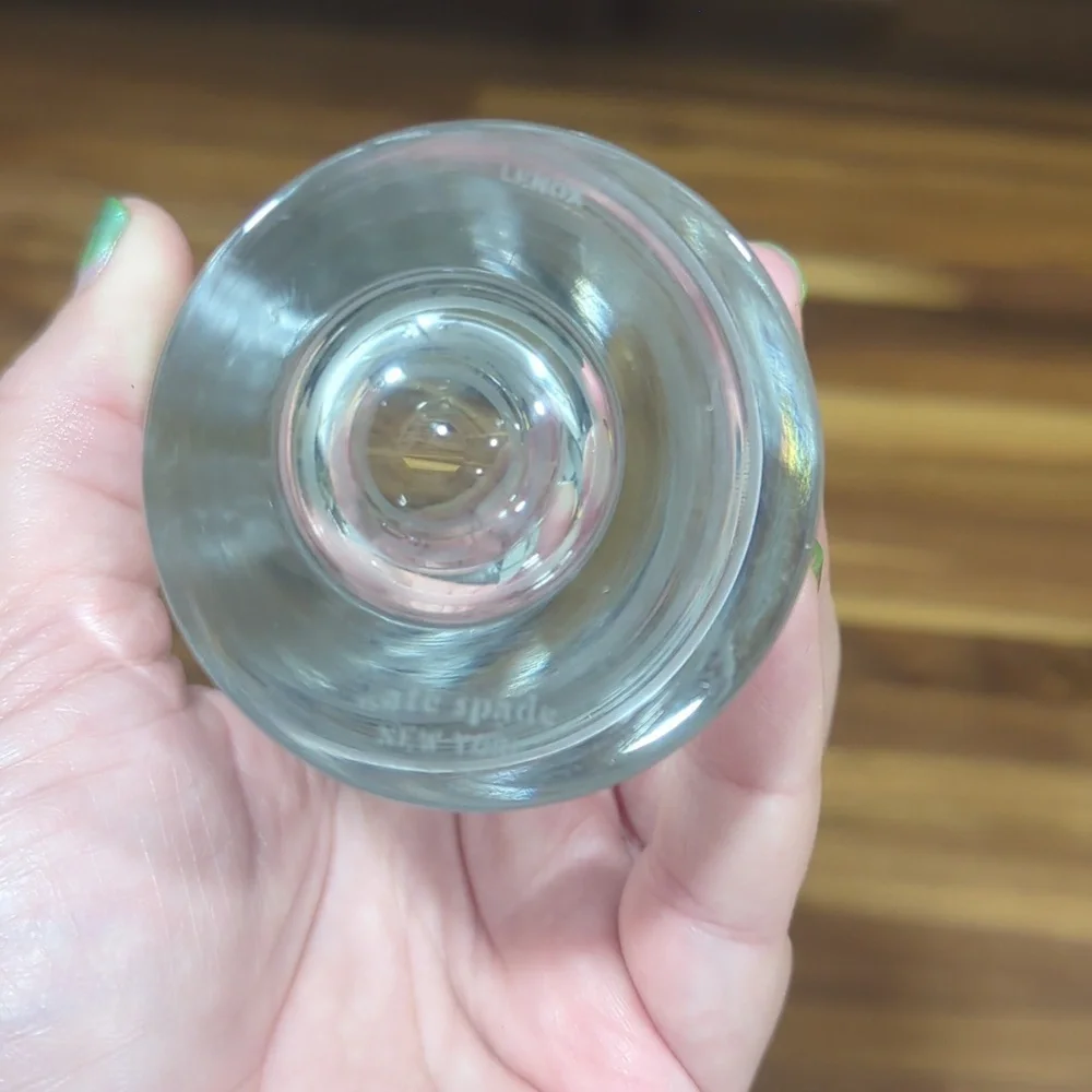 Kate Spade New York Lenox Clear Glass Banded Vase